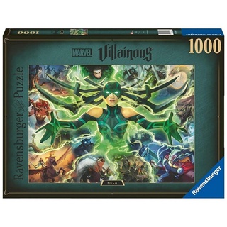 Ravensburger Verlag GmbH Puzzle RAV16903 - Puzzle: Marvel Villainous Hela (1000 Teile), 1000 Puzzleteile bunt