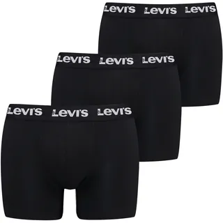 Levi's Repeat Logo Boxershorts Schwarz S 3er Pack