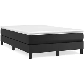 QZZCED Tagesbett Luxus-Betten Hotelbetten Schlafzimmer-Betten Boxspringbett Schwarz 120x200 cm Kunstleder für Schlafzimmer, Hotels, Wohnungen