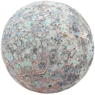 TucanoHamburg Keramik-Gartenkugel Luna 16cm frostfest Gartendeko