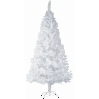 Tectake Weihnachtsbaum  weiß 180 cm