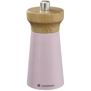 Zassenhaus Pfeffermühle WESTERLAND lotus | lackiertes Buchenholz | Mühlenkopf aus Buchenholz | mit stufenlos verstellbarem Hochleistungs-Keramikmahlwerk | Gewürzmühle für Pfeffer| 12 cm, Ø 5,4 cm