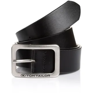 Tom Tailor Ledergürtel »TTEVE«, 4 cm breiter Damen Ledergürtel, kalssiches Must-Have Gr. 95,