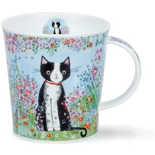 formano Tasse Dunoon Lomond, Porzellan, Spülmaschinengeeignet, Mehrfarbig, Katze, H: 9cm