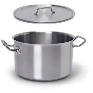 Ballarini Professioneller Hoher Kochtopf 9220 Edelstahl 18/10 32 Cm - 15 L - Für Alle Kochfelder