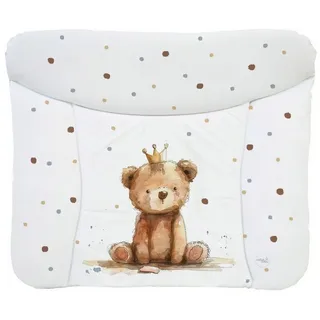 Ceba Baby Ceba Baby® weiche Wickelauflage 75x72 cm - Doppelseitige Baby Wickelunterlage - Wickeltischauflage für Junge und Mädchen - Wasserdicht, abwaschbar - OEKO-TEX - Made in EU - Prinz Bär