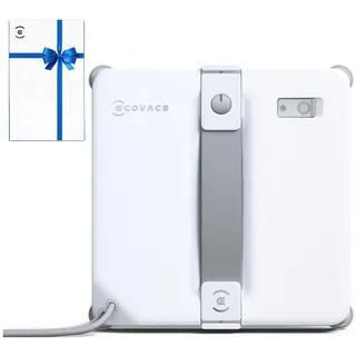 Ecovacs Mini 2 Set, Fensterputzroboter, Weiss, Grau