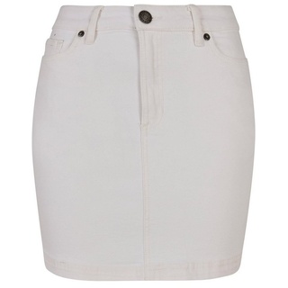 URBAN CLASSICS Jerseyrock Urban Classics Damen Ladies Organic Stretch Denim Mini Skirt (1-tlg) weiß 31