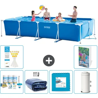 Rechteckiger Frame Pool - 450x220x84 Cm - 7-teilig  S14