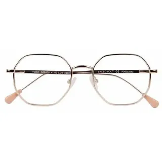 Breitfeld & Schliekert Lesebrille YOKO, gold, +1.00 dpt mit Etui