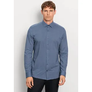 OLYMP Businesshemd Level Five 24/Seven body fit 24/Seven Dynamic Flex Jersey Qualität blau 37