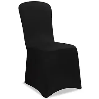 Schwarze Elastische Stuhlhussen Für Weihnachten, Hochzeiten, Veranstaltungen, Partys Und Unis