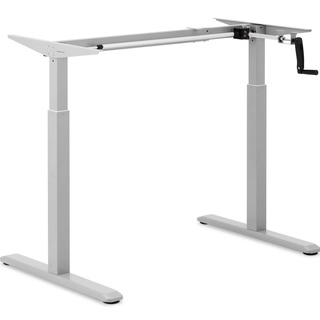 Fromm & Starck Höhenverstellbares Schreibtisch-Gestell - manuell - 70 kg - grau