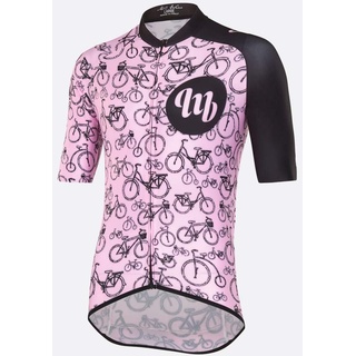 MB Wear Maillot Bike PINK-L Badehose, schwarz/rosa, L