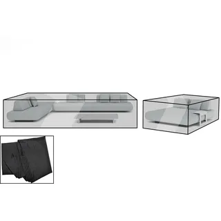 OUTFLEXX Premium Abdeckhauben Set für Lounge: 23582, schwarz, wasserbeständig
