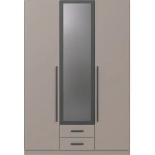WIMEX Kleiderschrank Marburg 135 x 199 x 58 cm Grau