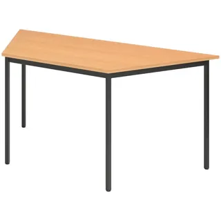 bümö Kantinentisch 160 x 72 x 69 cm Buche/Schwarz