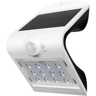 V-Tac Solarleuchte Kunststoff 14,4 cm inkl. Bewegungsmelder weiß