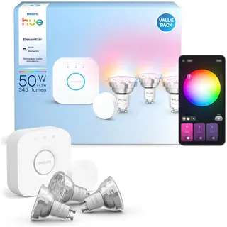 Philips Hue Essential Starter Set 3 GU10 5,5 W 2200-6500K