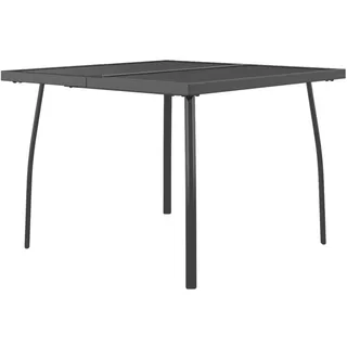 vidaXL Gartentisch 100 x 100 x 72 cm Anthrazit