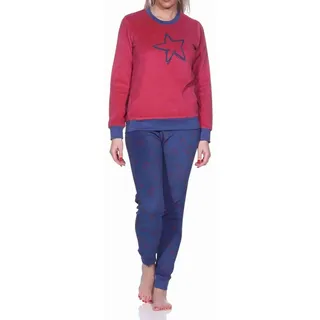 normann Frottee Pyjama Kuscheliger Damen Rosa 48-50