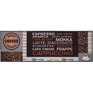 andiamo Fußmatte Café 50 x 150 cm braun-grau