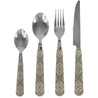 Chic Antique Linas Besteck mit Muster im Set, 22 cm