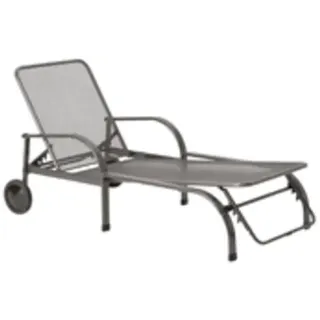 MWH Das Original Chalet Rollliege 186 x 82 x 49 cm eisengrau