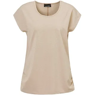 GOLDNER Elegantes Viskoseshirt mit Rundhals goldfarben 48