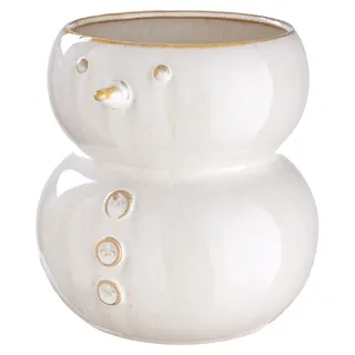 BUTLERS Vase SNOWMAN - Weiß