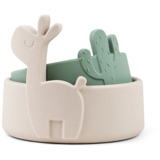 Done by Deer Esslernschale Silikon Schalen 2er Set Lalee Schssel Teller Baby Kinder, lebensmittelecht, spülmaschinengeeignet, mikrowellengeeignet