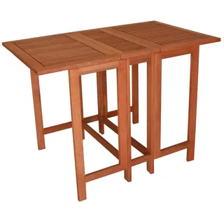 Klapptisch aus Holz 107x65 cm Campingtisch Esstisch klappbar Balkontisch Tisch