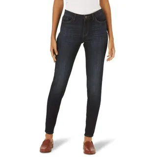 Lee Damen Legendary Regular Fit Skinny Leg Midrise Jeans, Blackout, 38 Lange - 38 Lang
