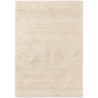 benuta pure Berber Wollteppich 120 x 170 cm Weiß
