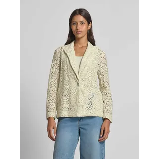 Blazer mit Ausbrenner-Effekt Modell 'Maliet Phera', Lind, 38