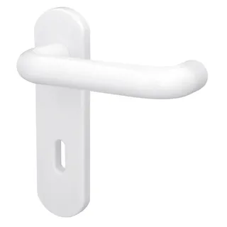 Alpertec Bb-kurzschildgarnitur Nylon Weiß