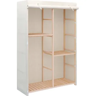 vidaXL Kleiderschrank 110 x 170 x 40 cm Weiß
