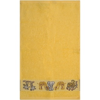 Dyckhoff Kinderhandtuch 'Affe' Gelb 50 x 100 cm