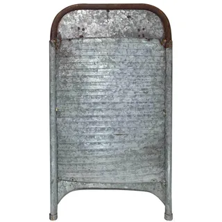 zeitzone Waschbrett Metall Vintage Antik-Stil Waschrumpel Gewellt Zink
