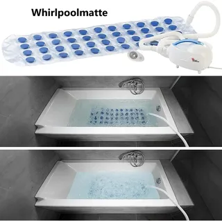 Newgen Medicals Sprudelmatte: Whirlpoolmatte für die Badewanne