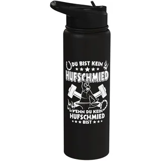 Hufschmied Schmiedezange Schürze Amboss Hufeisen Schmied Stainless Steel Insulated Water Bottle