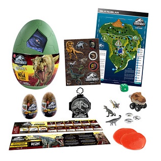 BOTI Jurassic World 38050 Captivz Clash Edition Mega Überraschungsei Spielset