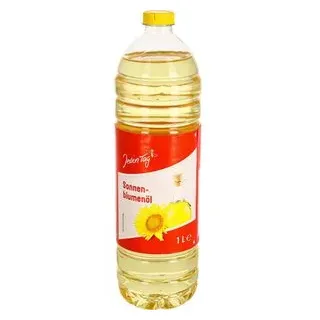 JedenTag Sonnenblumenöl reines Sonnenblumenöl, aus Europa, hocherhitzbar, in der Flasche, 1 Liter