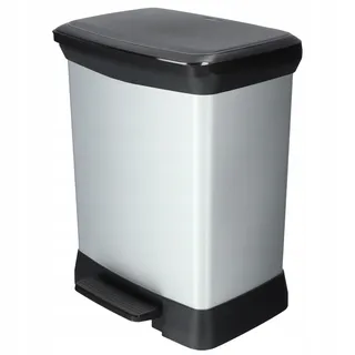Curver Deco Bin 30 l Silber