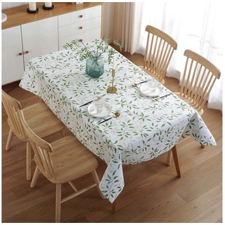 FIDDY Tischdecke Bedruckte Tischdecke, Couchtisch-Tischdecke, (1-tlg), wasserdichte und ölbeständige Einweg-Tischdecke weiß 140*140CM - 140 cm x 140 cm