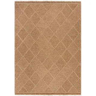 KADIMA DESIGN Outdoor-Teppich 200 x 290 cm Natur-Terrakotta