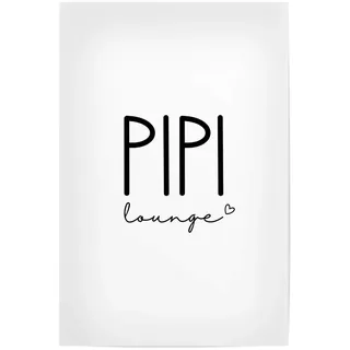 artboxONE Poster 30x20 cm Typografie PIPI Lounge | Toilette - Bild PIPI Lounge Badezimmer Bath