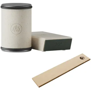 HORL® 3 Cruise Rollschleifer Set mit Abziehleder aus pflanzlich gegerbtem Rindsl...
