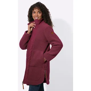 Winterjacke CASUAL LOOKS, Damen, Gr. 54, bordeaux, 100% Polyester, Besatz:100% Polyester, Wattierung:100% Polyester, unifarben, Jacken Winterjacke