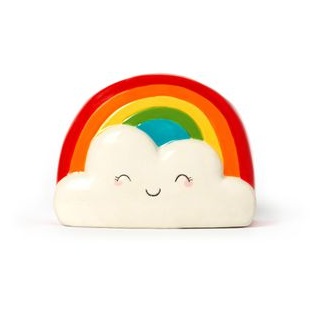 Legami Stiftehalter Desk Friends Rainbow, Keramik, 1 Fach, mehrfarbig